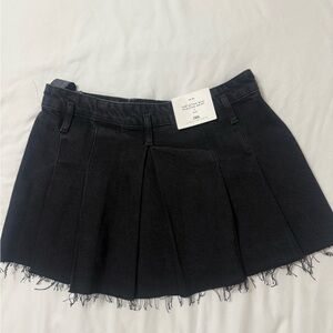 Zara Charcoal Denim Skirt